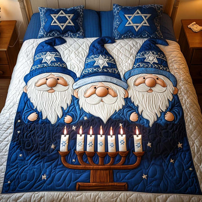 The Trio Of Joy 3-Piece Quilted Bedding Set NCU0NT006