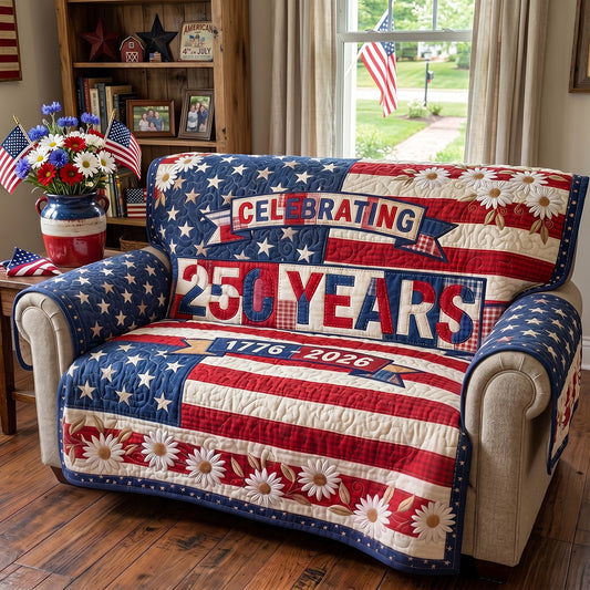The 1776 Legacy Quilted Sofa Cover NCU0PTT3137