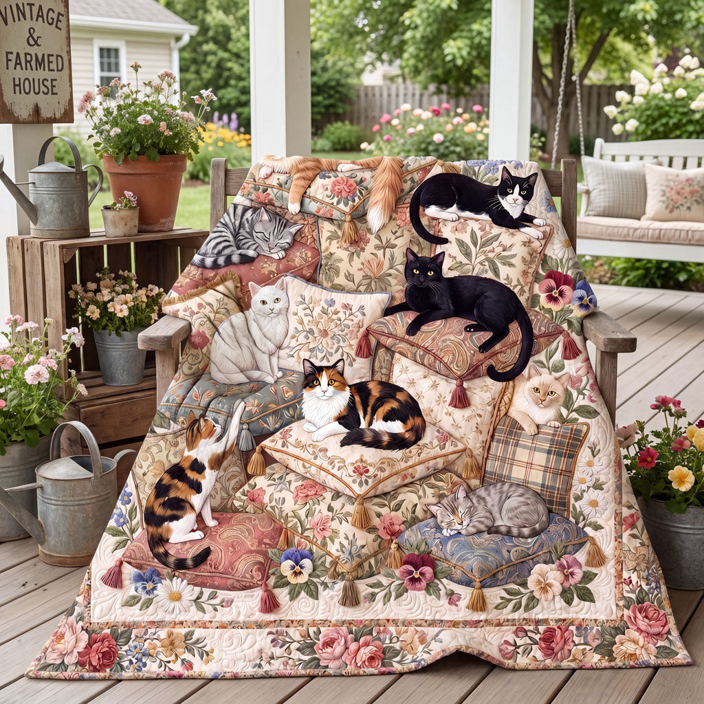The Cozy Cushion Club Quilted Blanket NCU0PTT3197