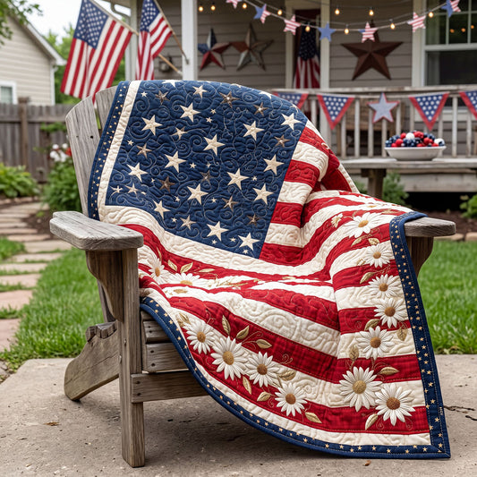 The Eternal Flag Quilted Blanket NCU0PTT3123