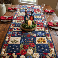 The Homestead Holly Quilted Table Runner NCU0PTT3109