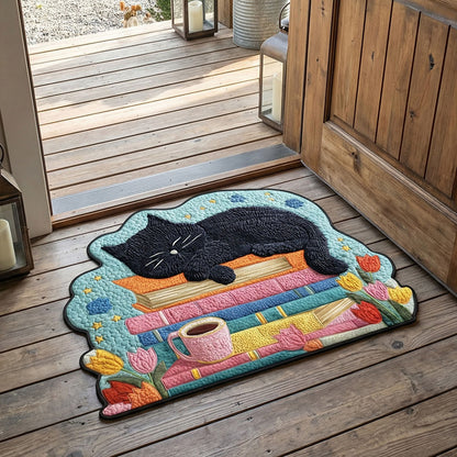The Morning Coffee Companion Custom Shape Doormat NCU0PTT3051
