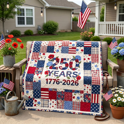 The Quarter-Millennium Keepsake Quilted Blanket NCU0PTT3098