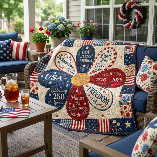 The Sentinel of 1776 Quilted Blanket NCU0PTT3124