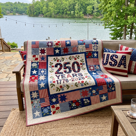 The Sestercentennial Star Quilted Blanket NCU0PTT3099