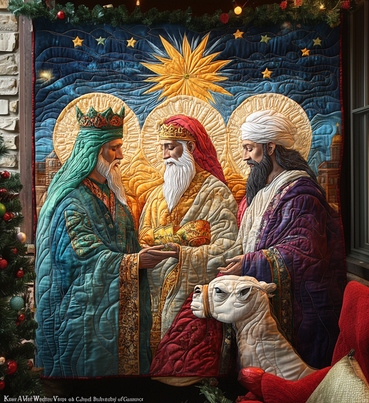 The Three Wise Men Quilted Blanket NCU0DV1231
