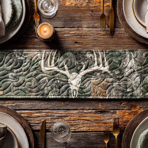 The Woodland Way Quilted Table Runner NCU0PTT2000