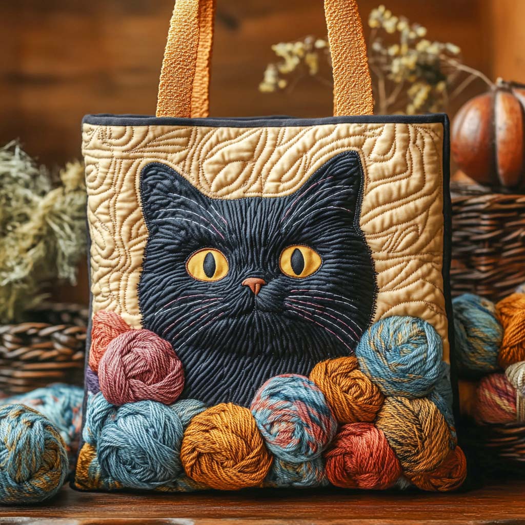 Thread Watcher Quilted Tote Bag NCU0NXD613