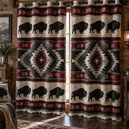 Thunder Plains Arrow Quilted Curtains NCU0PVL1137