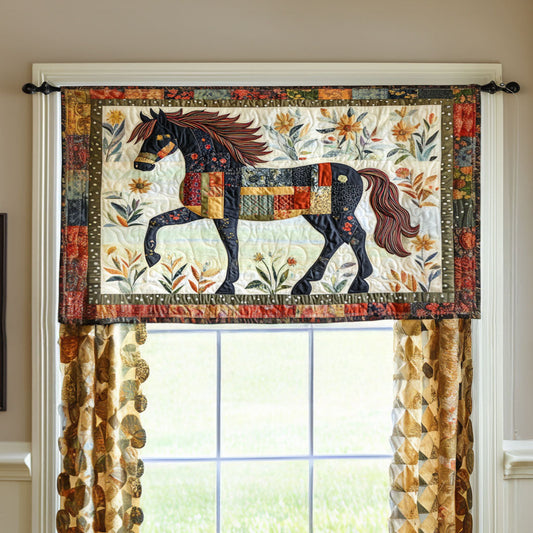 Thundering Hooves Quilted Valance NCU0PTT1230