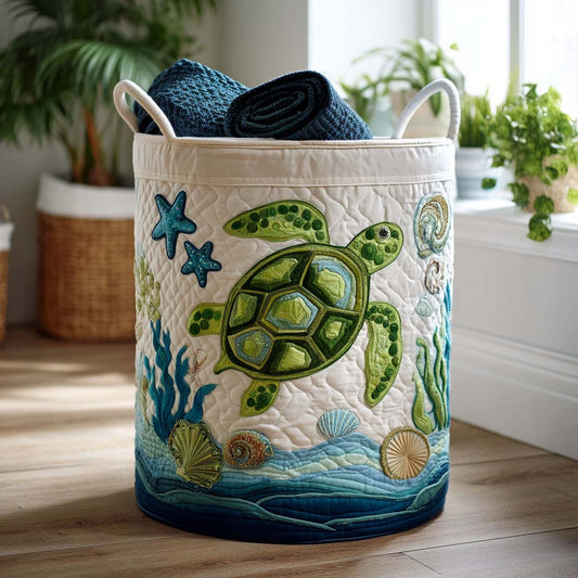 Tidal Voyage Quilted Laundry Basket NCU0NTD023