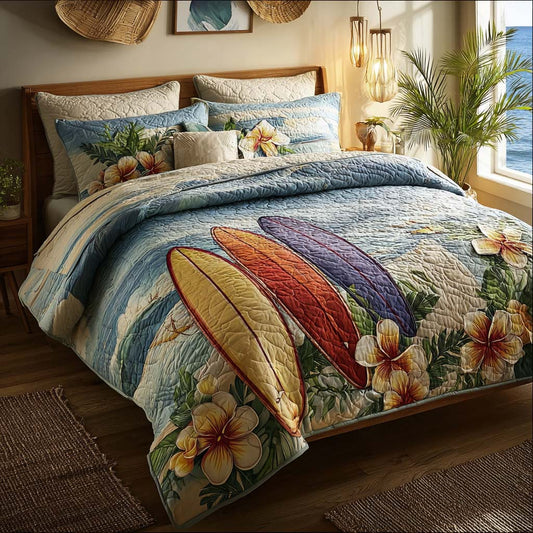Tiki Coast 3-Piece Quilted Bedding Set NCU0DQQ0824