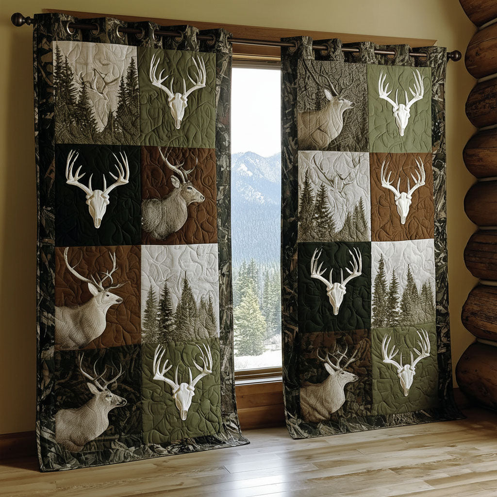 Timber Crown Quilted Curtains NCU0PTT2191
