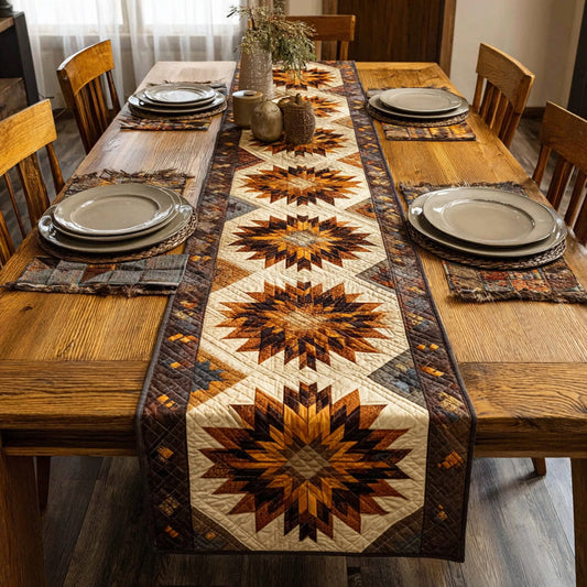 Timber Glow Quilted Table Runner NCU0HNH873