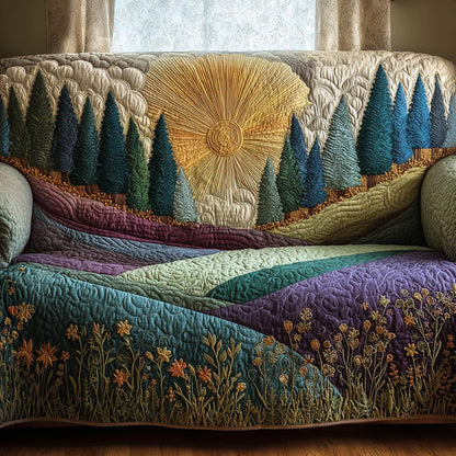 Timber Grove Quilted Sofa Cover NCU0DV1784