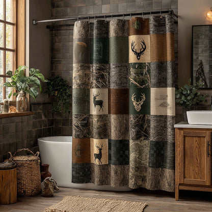 Timber Lodge Shower Curtain NCU0NNT2903
