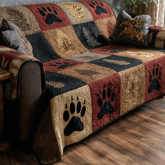 Timber Paw Quilted Sofa Cover NCU0PTT2623