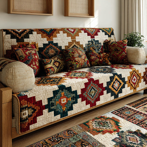 Timber Southwest Quilted Sofa Cover NCU0LDH521