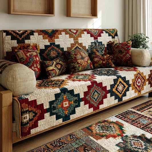 Timber Southwest Quilted Sofa Cover NCU0LDH521