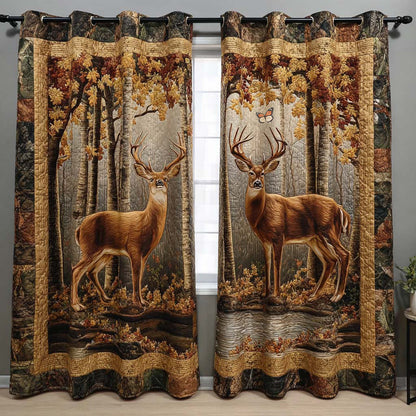 Timber Style Quilted Curtains NCU0NNT2404
