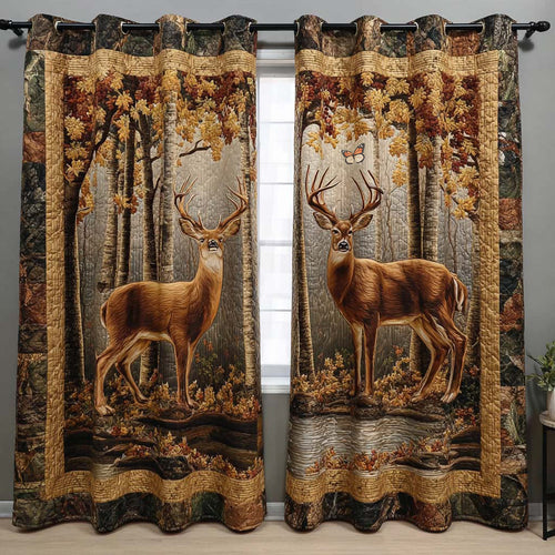 Timber Style Quilted Curtains NCU0NNT2404