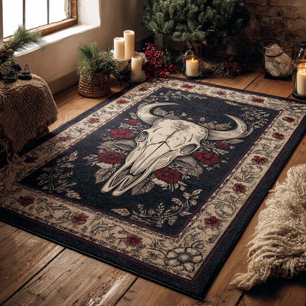 Timber Trail Buffalo Area Rug NCU0NXD1221