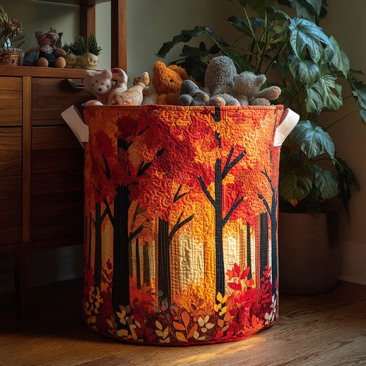 Timber Trail Quilted Laundry Basket NCU0DV799