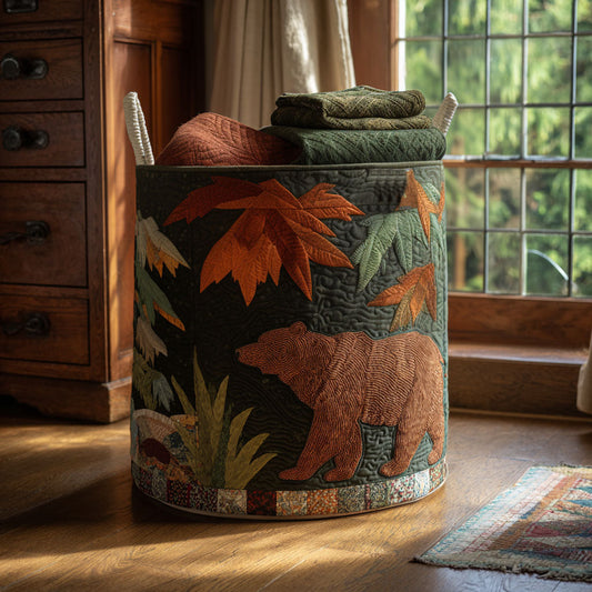 Timber Trail Strength Quilted Laundry Basket NCU0PTT1750