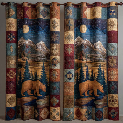 Timber Trails Quilted Curtains NCU0NXD926