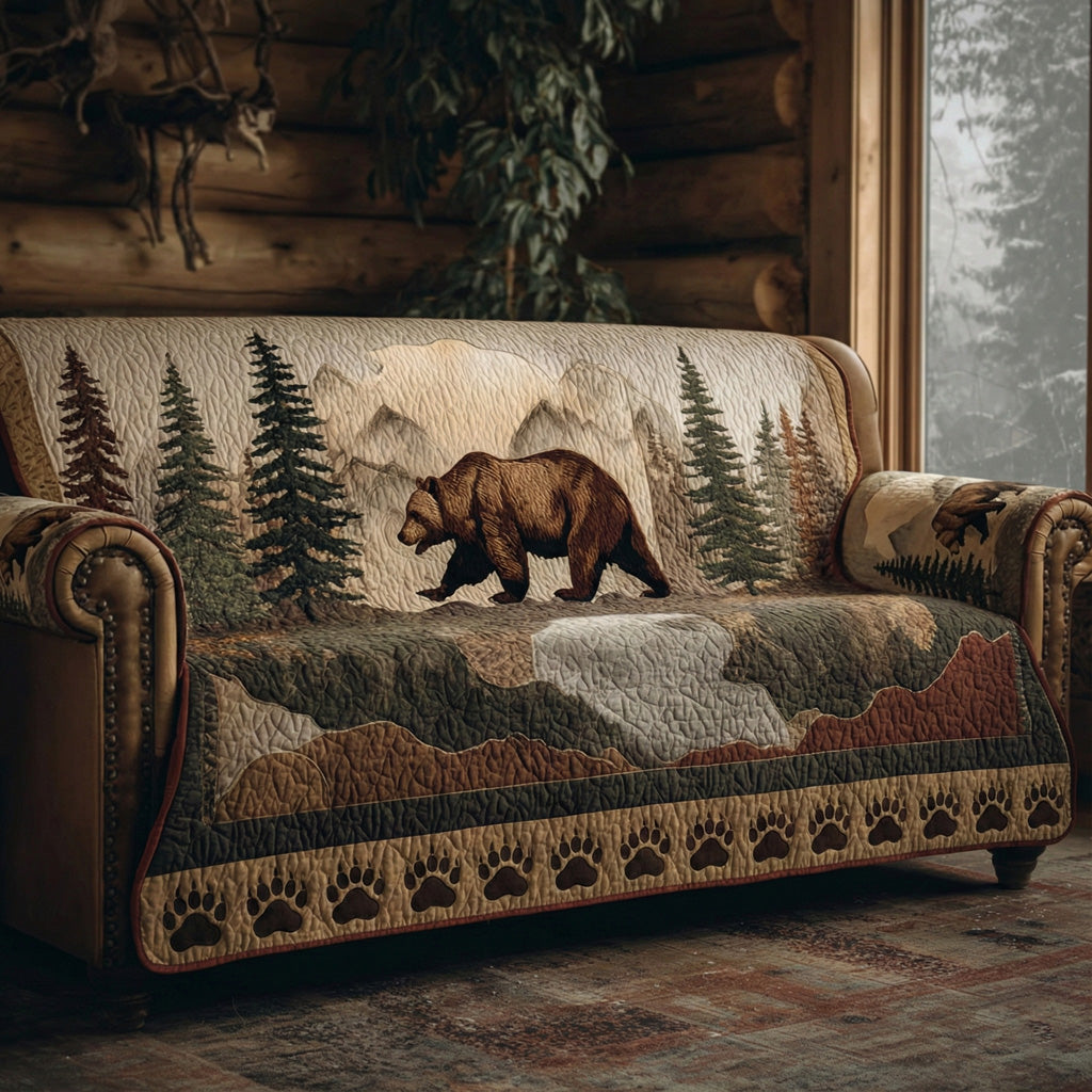 Timberclaw Crossing Quilted Sofa Cover NCU0LDH284