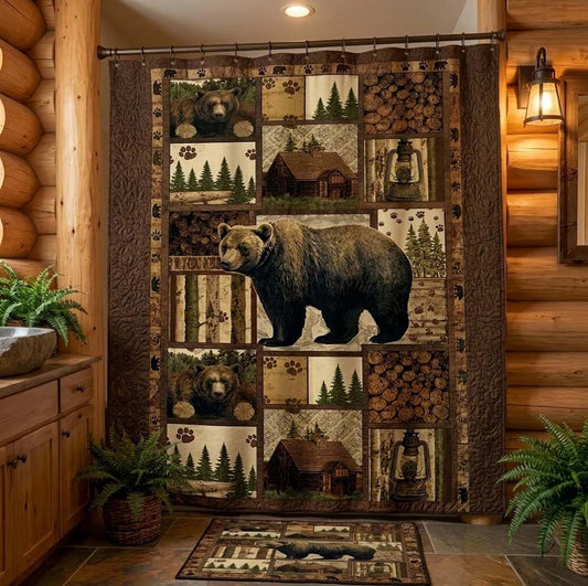 Timberline Lodge Shower Curtain NCU0DQQ0672