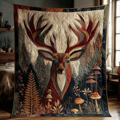 Timberline Stag Quilted Blanket NCU0PTT2469