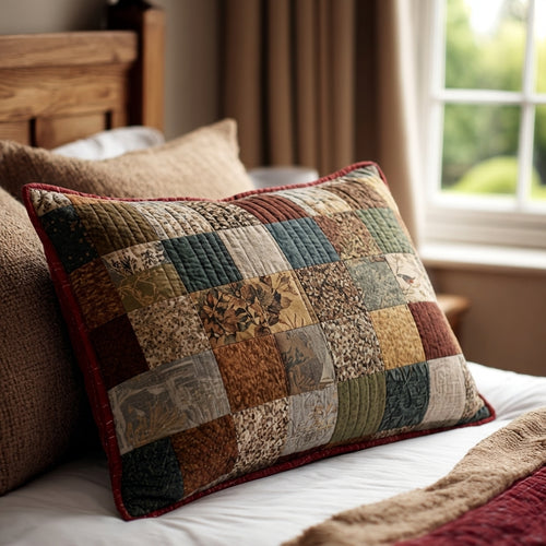 Timeless Patchwork Quilted Bedding Pillow Case NCU0DV1893