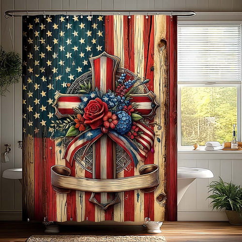 Timeless Americana Shower Curtain NCU0DQQ0304
