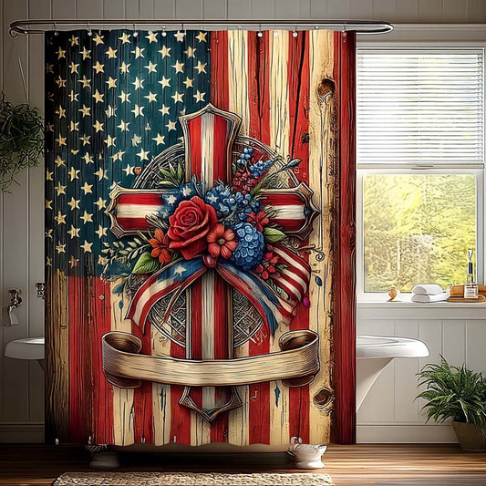 Timeless Americana Shower Curtain NCU0DQQ0304