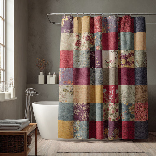 Timeless Patch Shower Curtain NCU0NNT2889