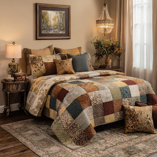 Timeless Patchwork 3-Piece Quilted Bedding Set NCU0DV1893