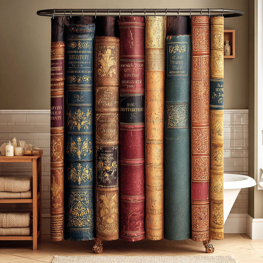 Timeless Spines Shower Curtain NCU0NTV917