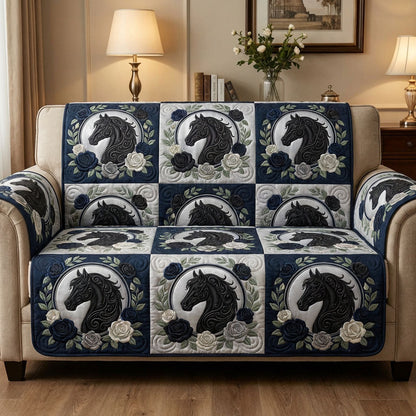 Timeless Stallion Quilted Sofa Cover NCU0NTD1610