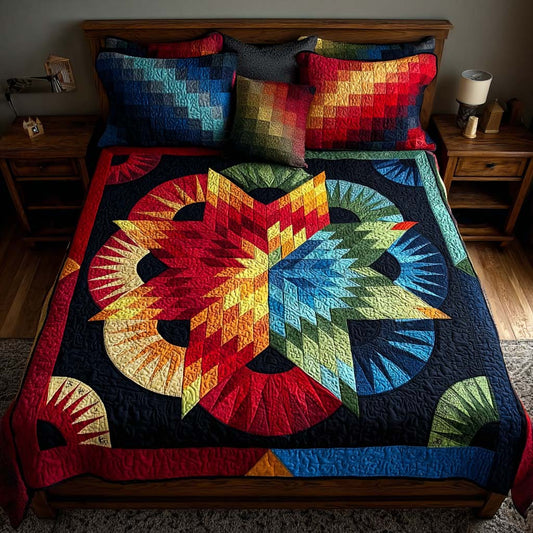 Timeless Star 3-Piece Quilted Bedding Set NCU0DQQ0335