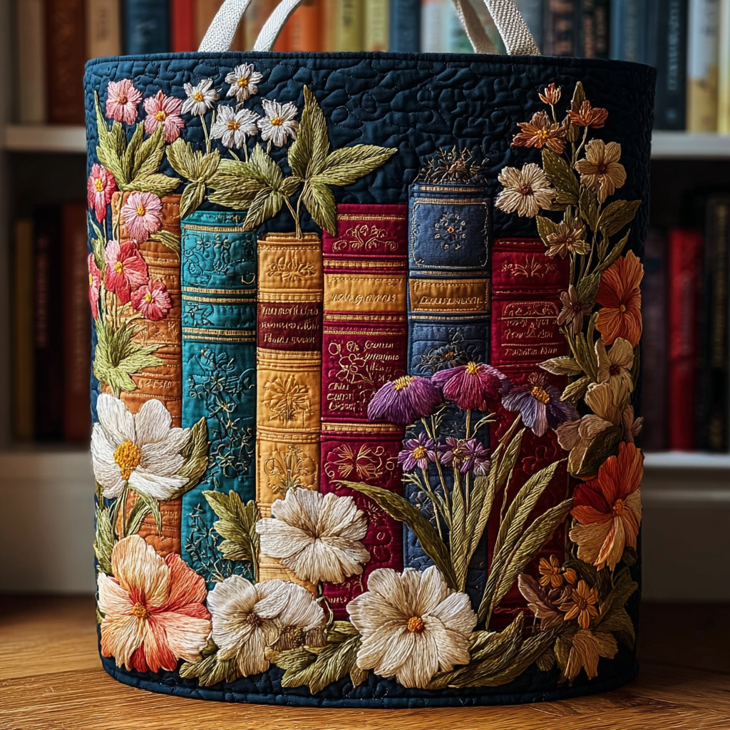 Timeless Tales Quilted Laundry Basket NCU0DDK1794