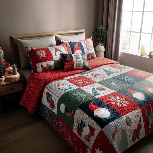 Tinsel Toes 3-Piece Quilted Bedding Set NCU0PTT1627