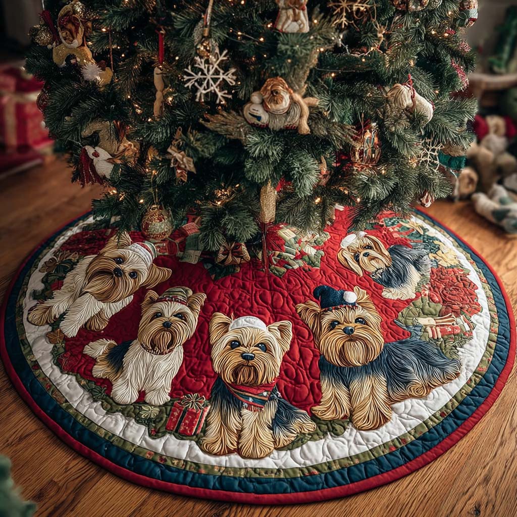 Tiny Blessings Christmas Quilted Tree Skirt NCU0DQQ029