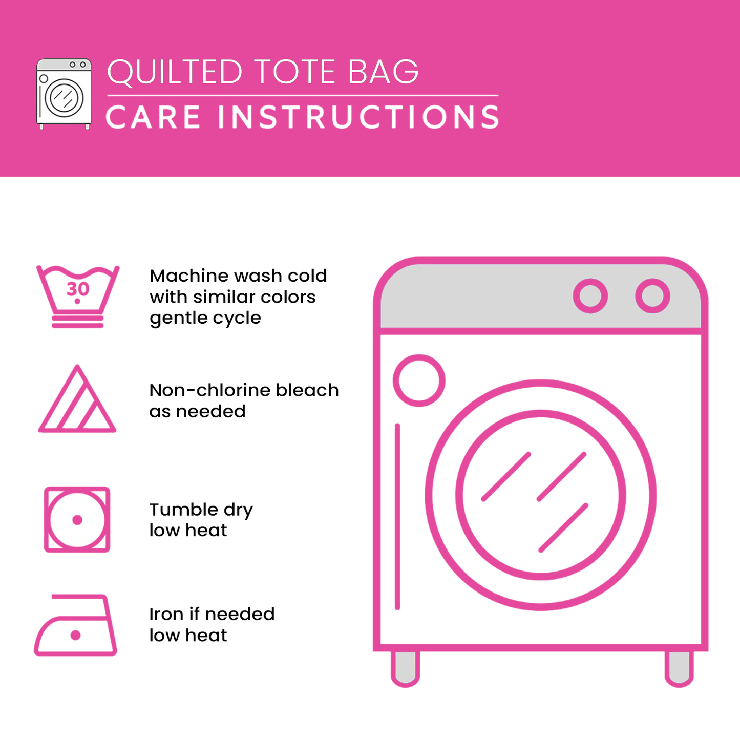 Yarn Trio Magic Quilted Tote Bag NCU0NXD619