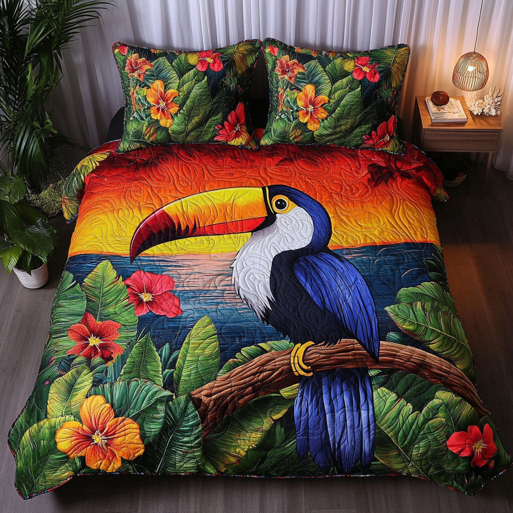 Toucan Paradise Duvet Cover Set NCU0PTT301