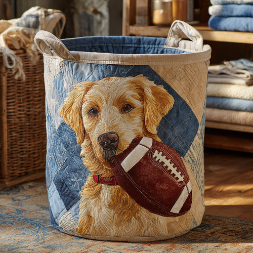 Touchdown Retriever Quilted Laundry Basket NCU0NXD535