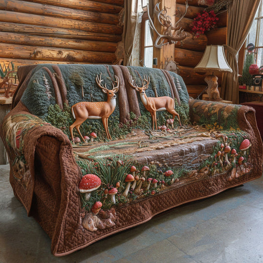 Track and Trail Quilted Sofa Cover NCU0PTT2444