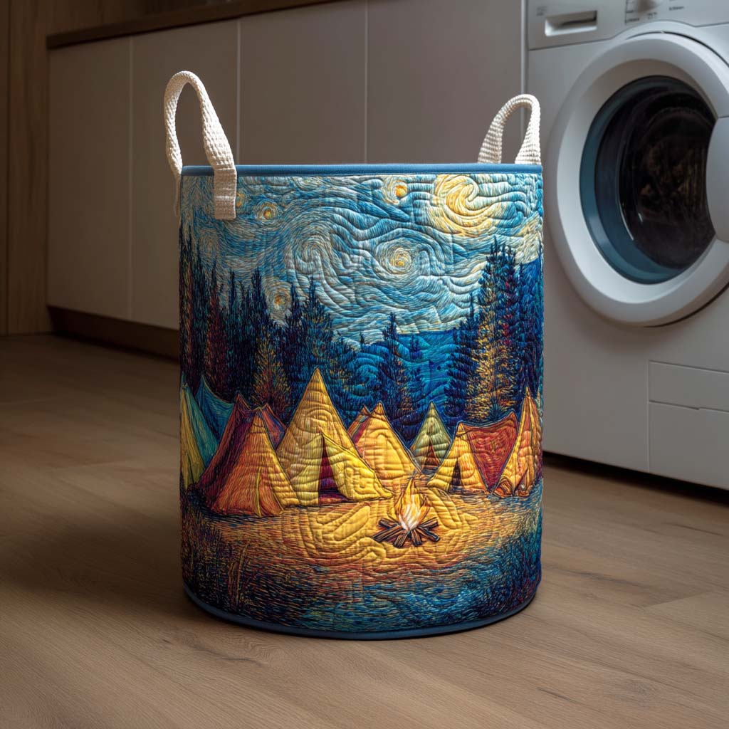 Trail Haven Quilted Laundry Basket NCU0NTD078