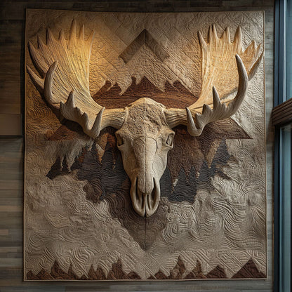 Trail of Antlers Quilted Blanket NCU0PTT1687