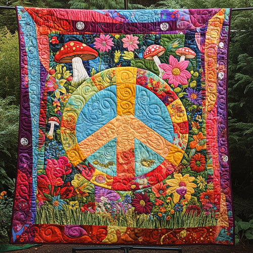 Tranquil Blooms Quilted Blanket NCU0PT1908